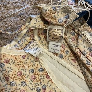 Gunne sax pale yellow size 3 maxi dress and jacket set